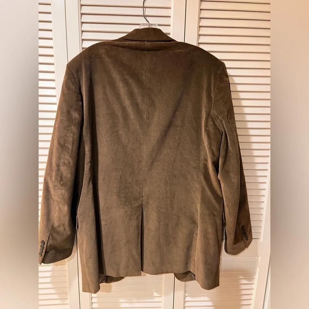 Vintage Saddlebred Corduroy Brown Blazer 42L NWOT